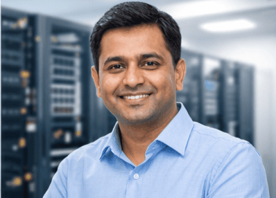 Customer from Bangalore IT office reviewing Gravity UPS Rent service